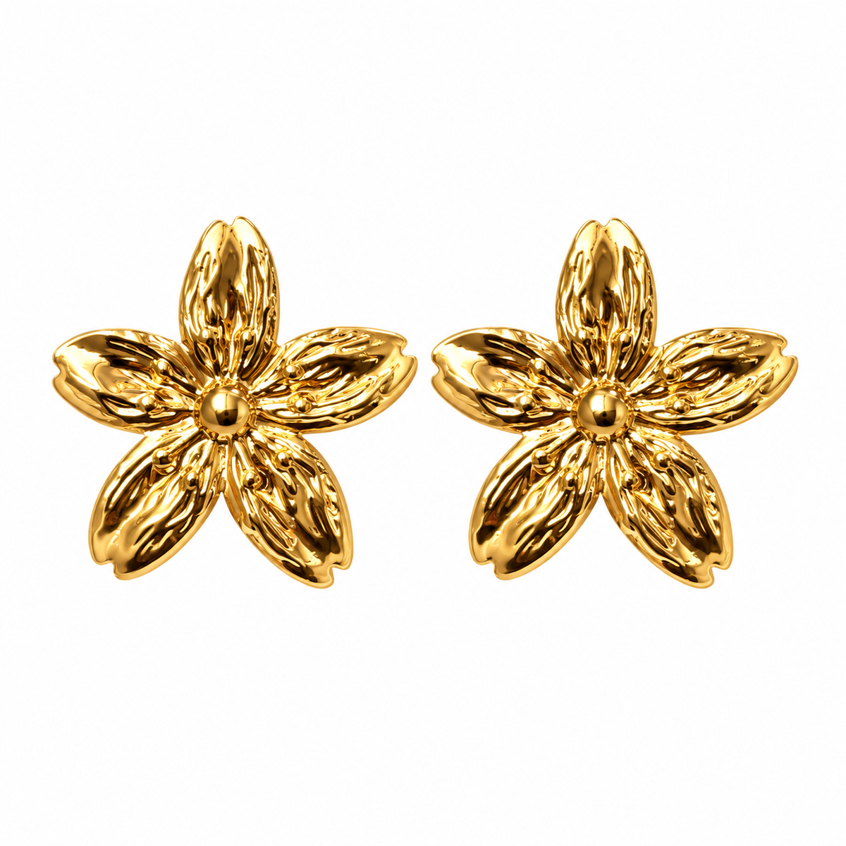 Nilanzia Jasmine Bloom Stud Earrings