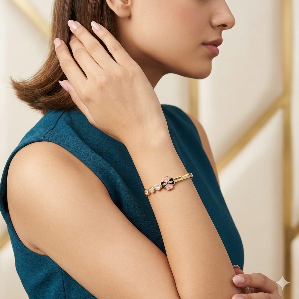 Nikanzia Pink bloom bracelet