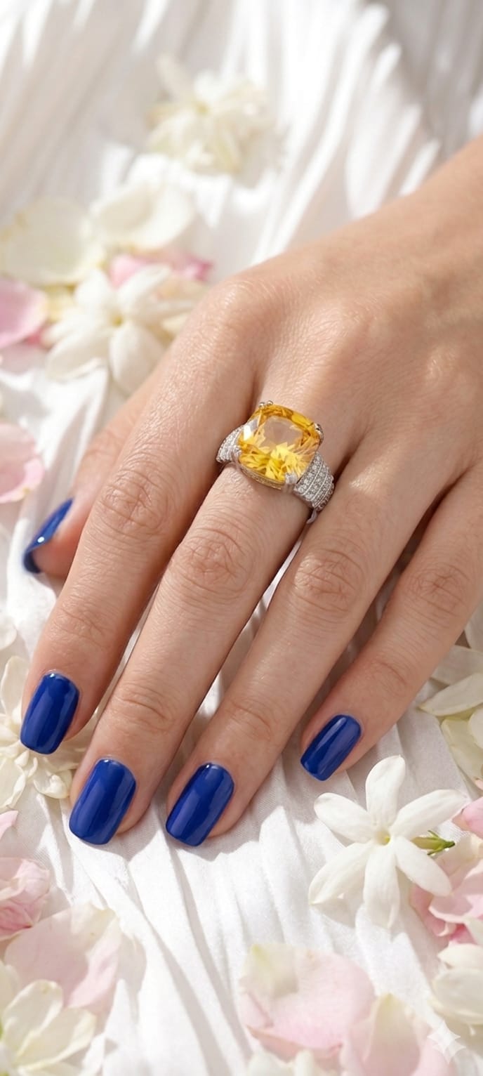 Nilanzia Citrine Glow Ring