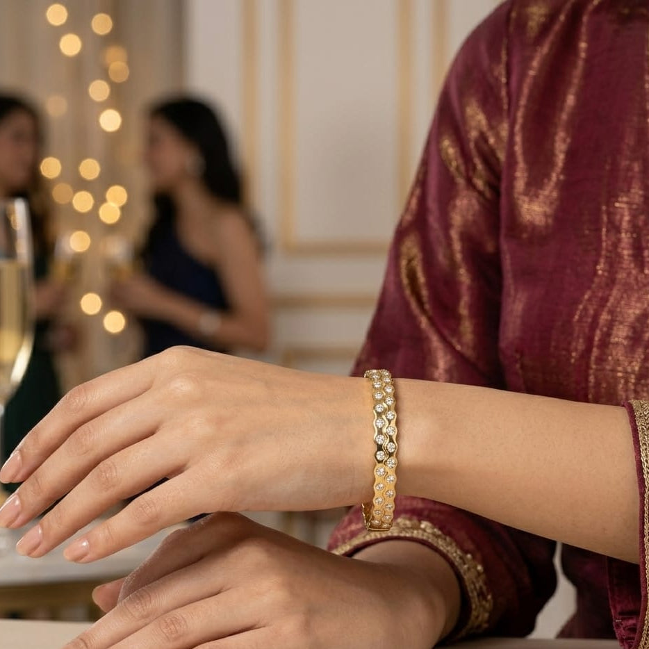 The gilded shimmer bracelet