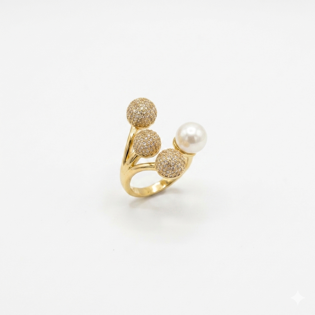 The pearl constellation Ring