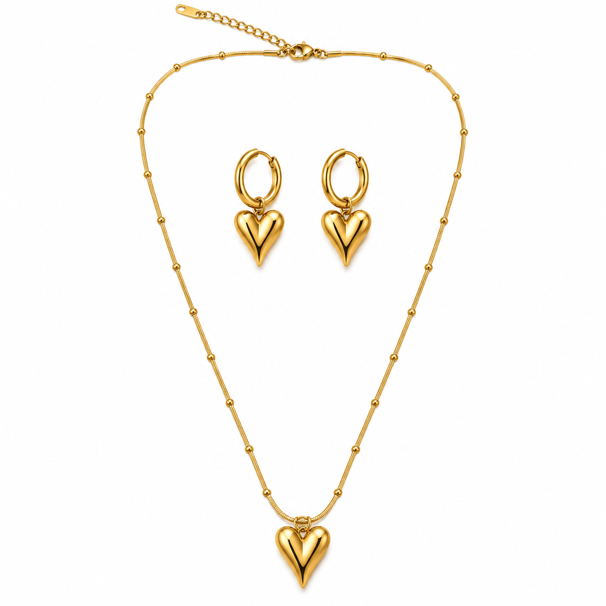 Nilanzia Sculpted Heart Set