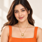 Nilanzia Fortune Horseshoe Pendant Necklace