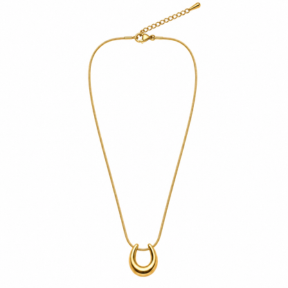 Nilanzia Fortune Horseshoe Pendant Necklace