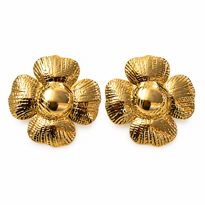 Nilanzia Blooming Dahlia Earrings
