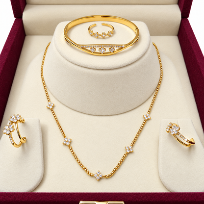 Nilanzia 4 piece Flora Diamond Set