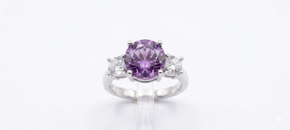 Amethyst Aura Ring