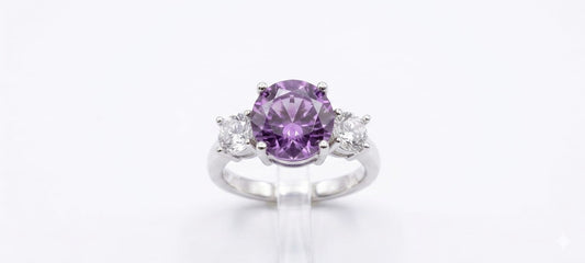 Amethyst Aura Ring