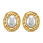 Two tone Gilded horizon ovals