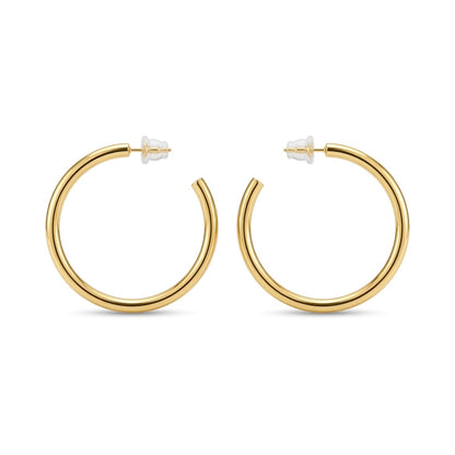 Big bold golden hoops