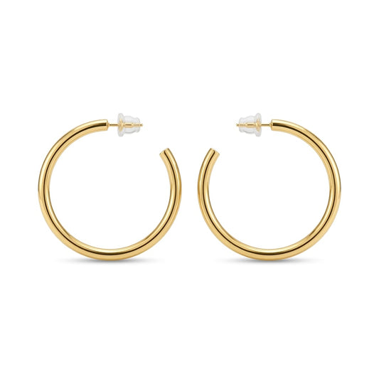 Big bold golden hoops