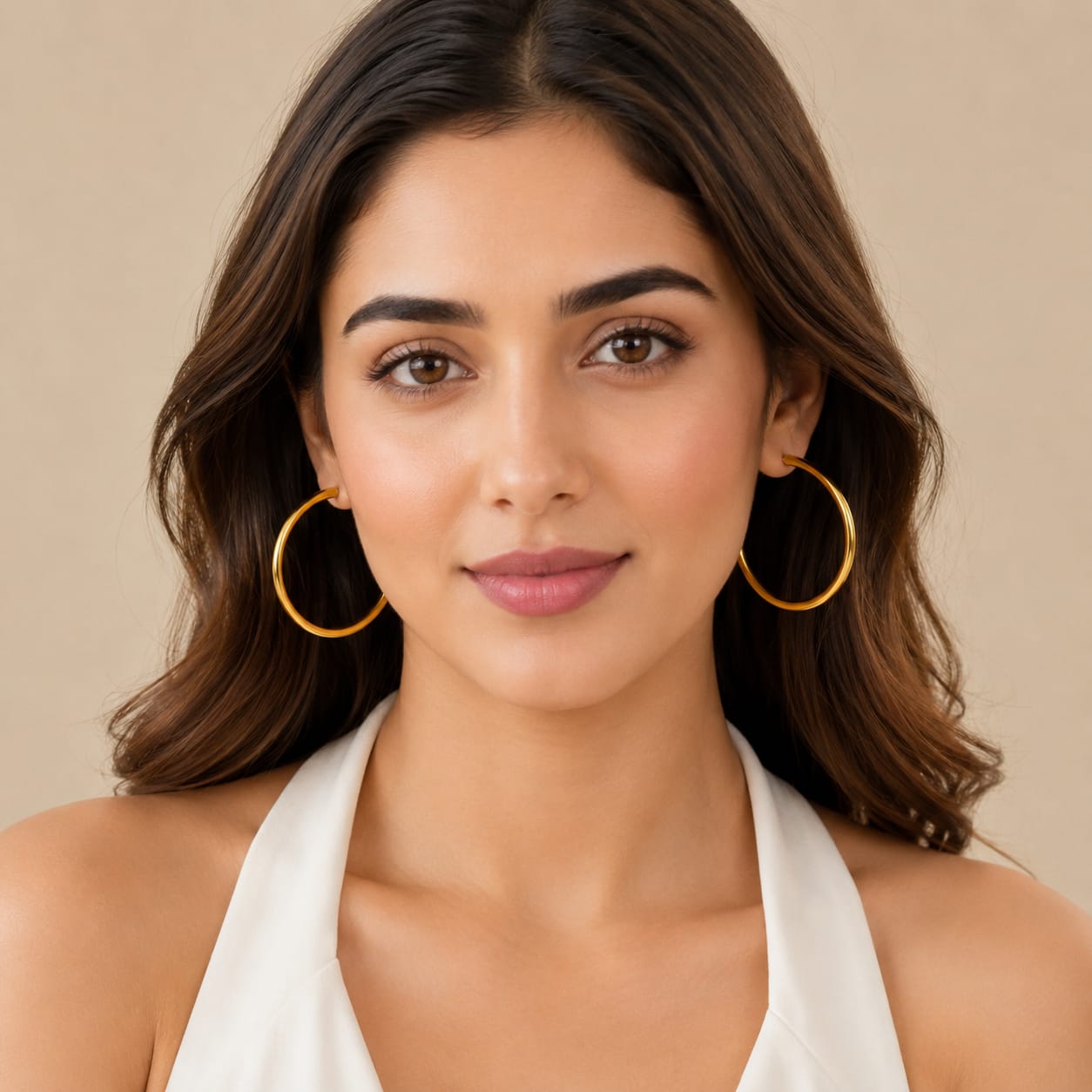 Big bold golden hoops