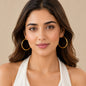 Big bold golden hoops