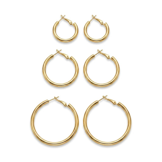 Everyday Golden hoop trip combo