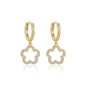 Nilanzia petal charm hoops