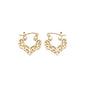 Aura filigree pearl dot earrings