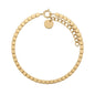 The golden cube chain bracelet