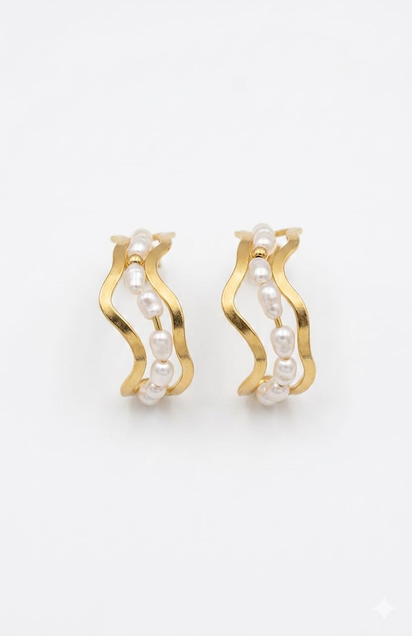 Ocean’s Ripple earrings