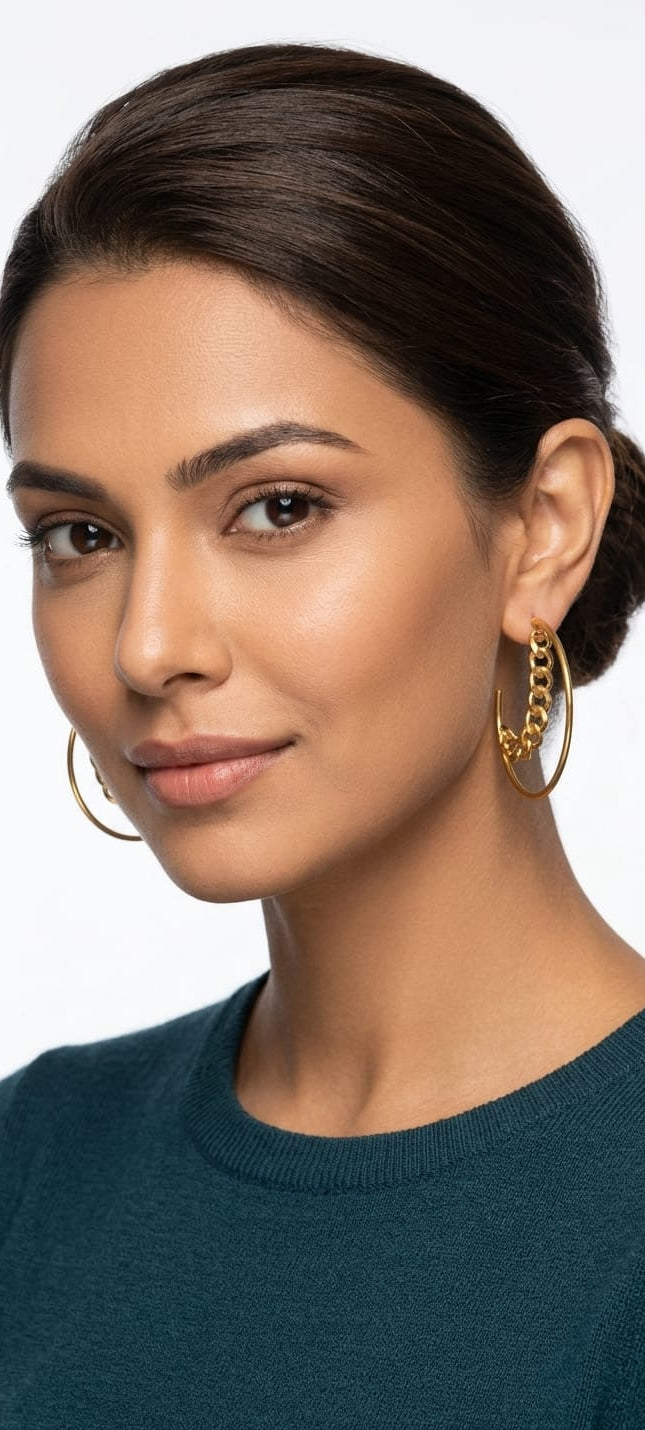 Luxury Link Big Hoops