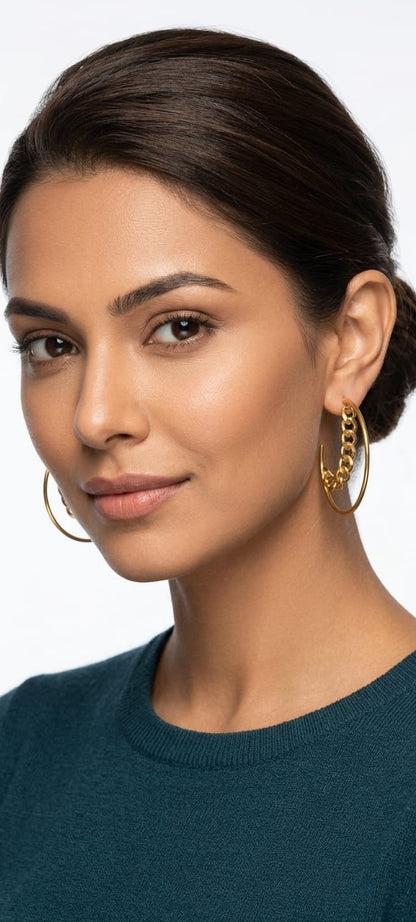 Luxury Link Big Hoops