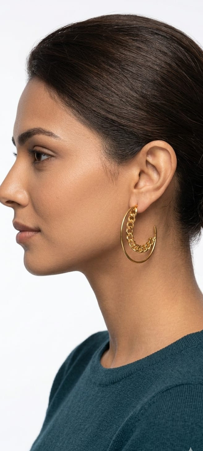 Luxury Link Big Hoops