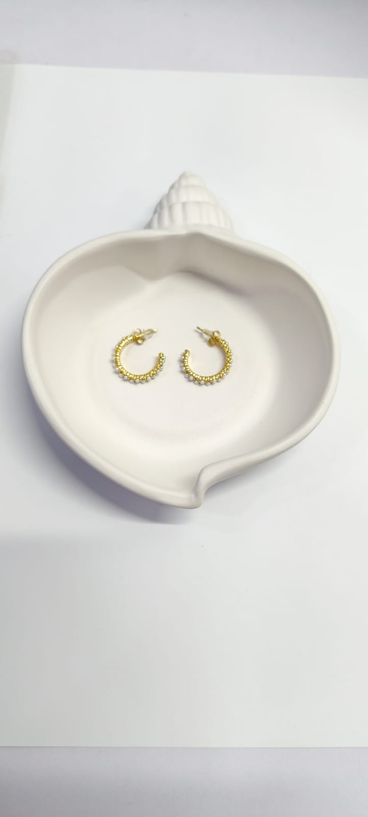 Pearl Dew Hoops
