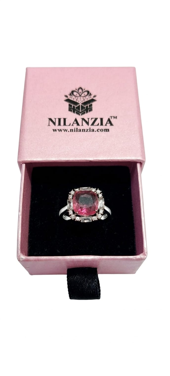 Cushion cut Rose ring