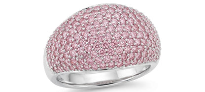 Blush Pavé Statement Ring