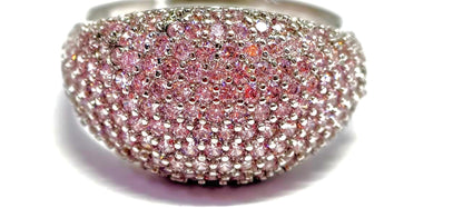 Blush Pavé Statement Ring