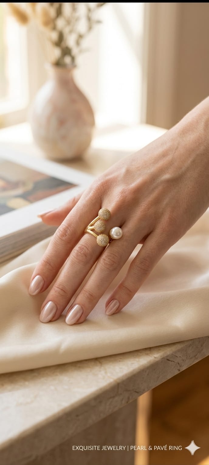 The pearl constellation Ring