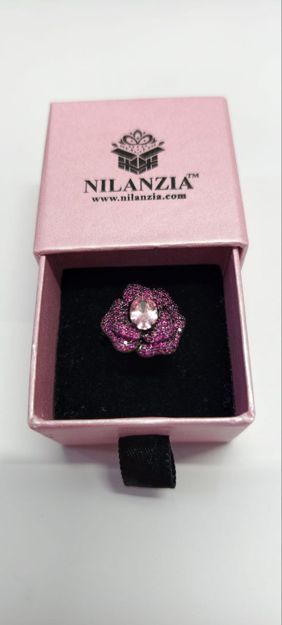 The Midnight Rose Ring