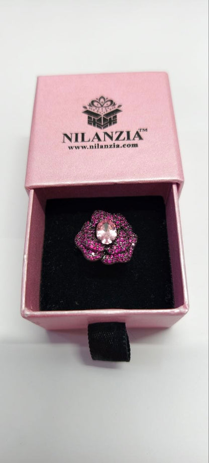 The Midnight Rose Ring