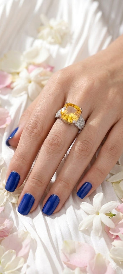 Nilanzia Citrine Glow Ring