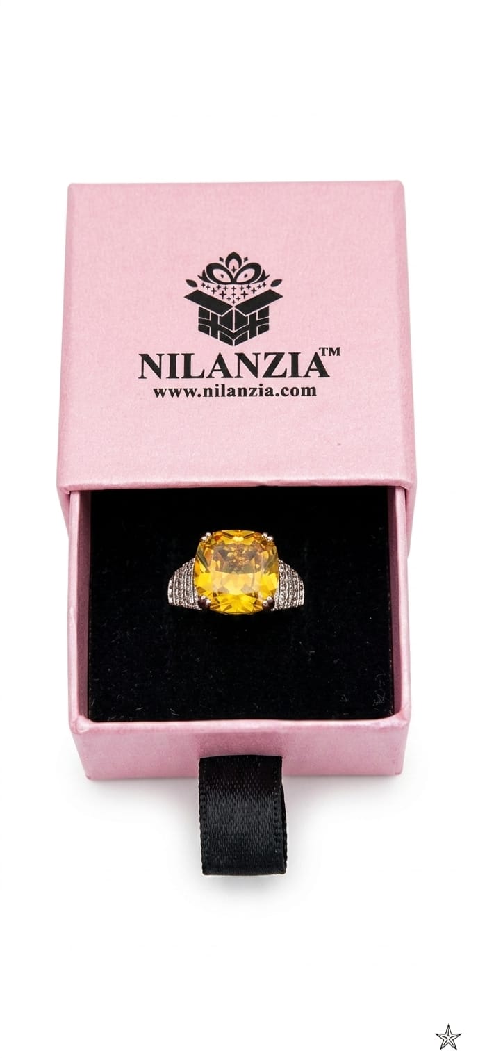 Nilanzia Citrine Glow Ring