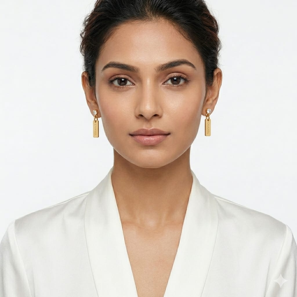 Solitaire Tag earrings