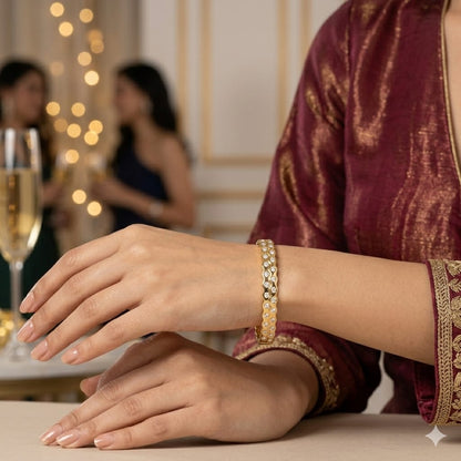 The gilded shimmer bracelet