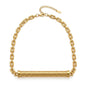 The Aurelia Ribbed Bar Necklace