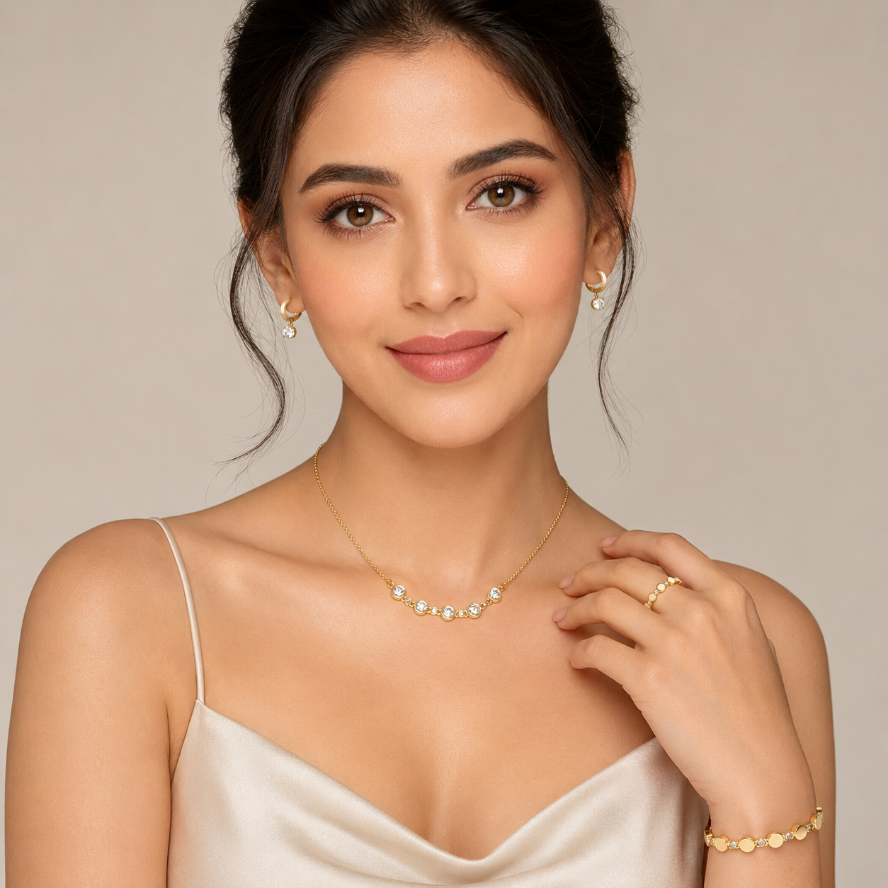 Nilanzia Crystal Harmony Jewellery Set