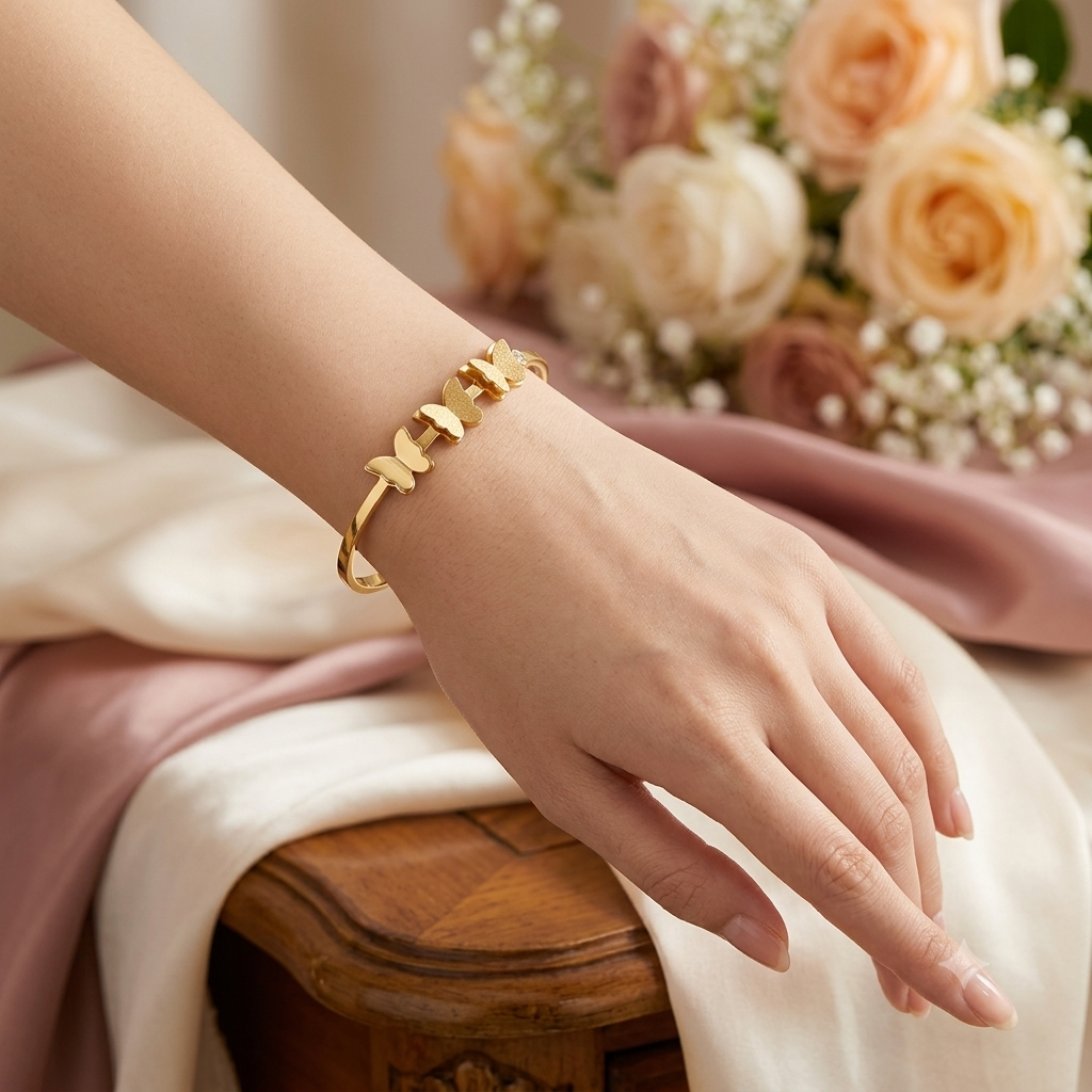 Butterfly Trio Cuff