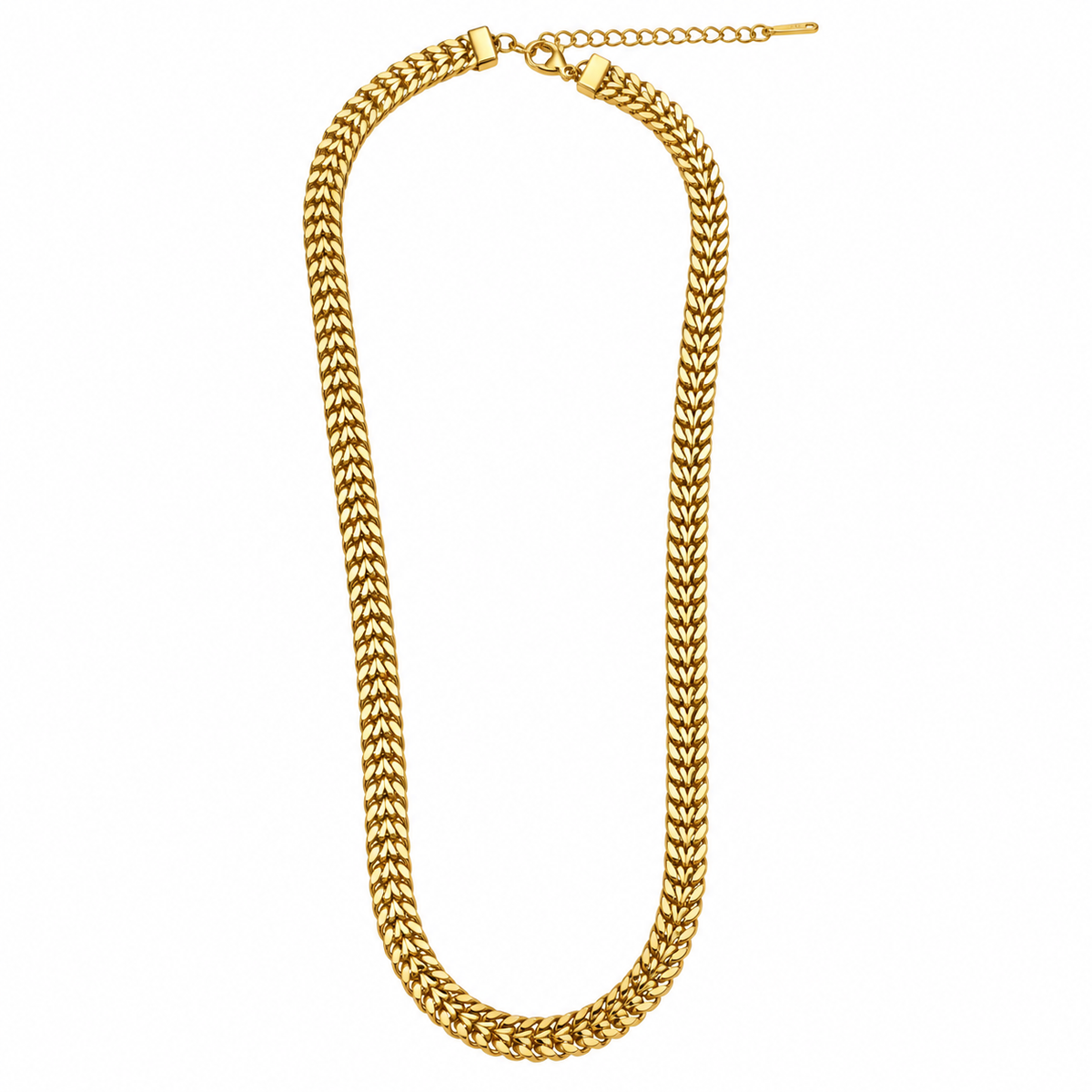 Nilanzia Woven Chain Thick Necklace
