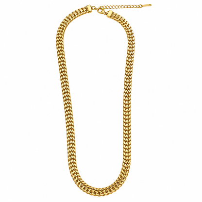 Nilanzia Woven Chain Thick Necklace