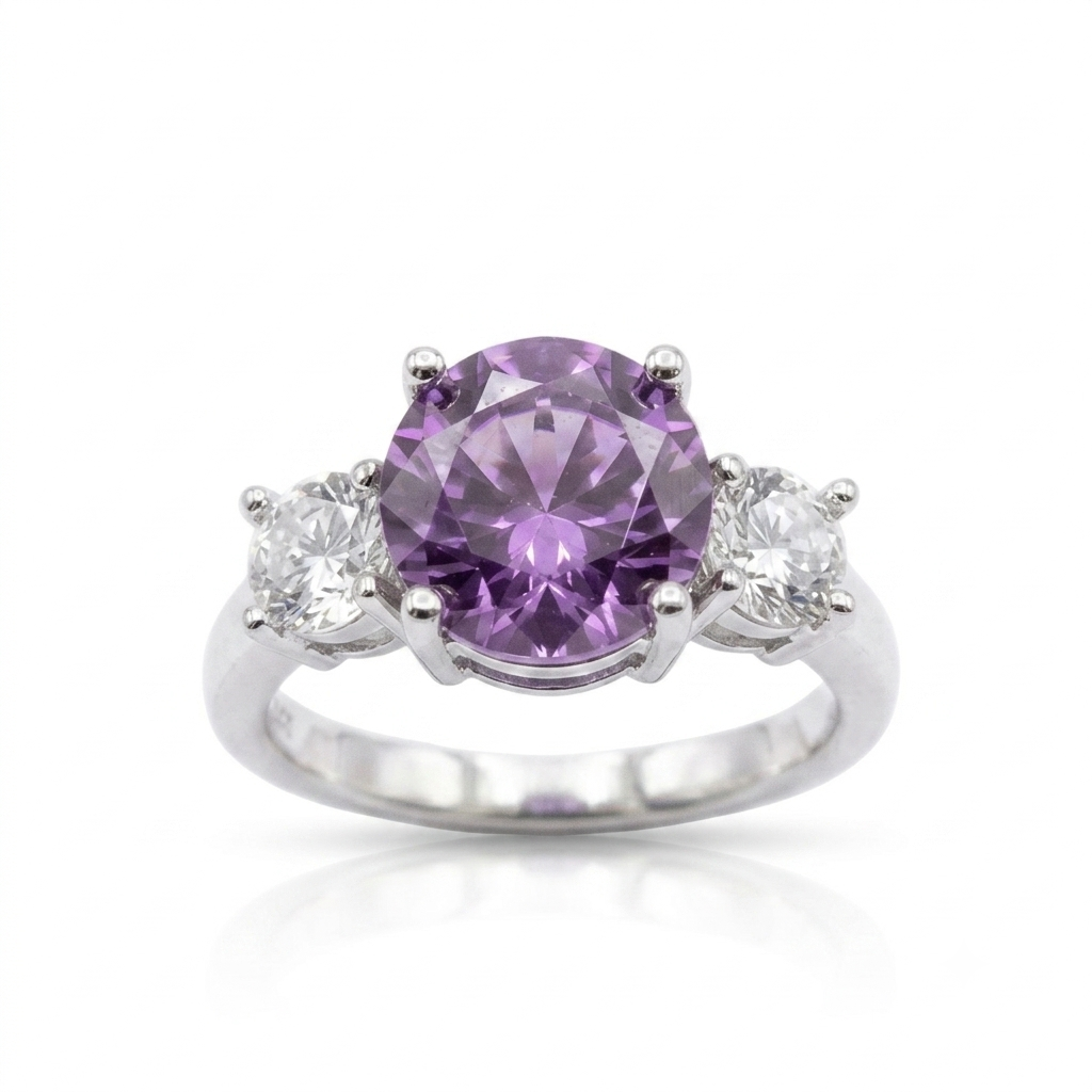 Amethyst Aura Ring