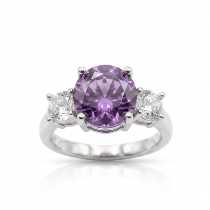 Amethyst Aura Ring