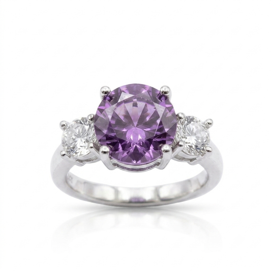 Amethyst Aura Ring