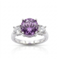 Amethyst Aura Ring