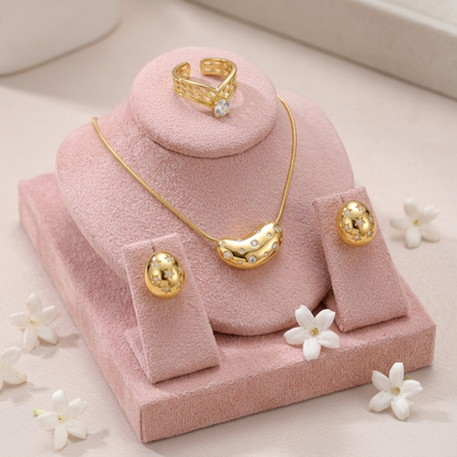 Celeste Golden Glow Jewellery set