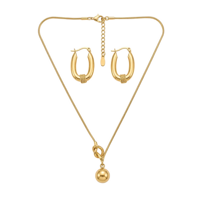 Aurelia Knot Pendant Set