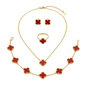 Crimson Clover Luxe Jewellery Set