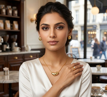 Celeste Golden Glow Jewellery set