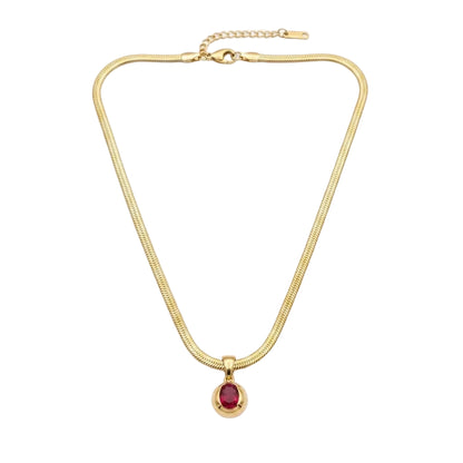 The scarlet drop necklace